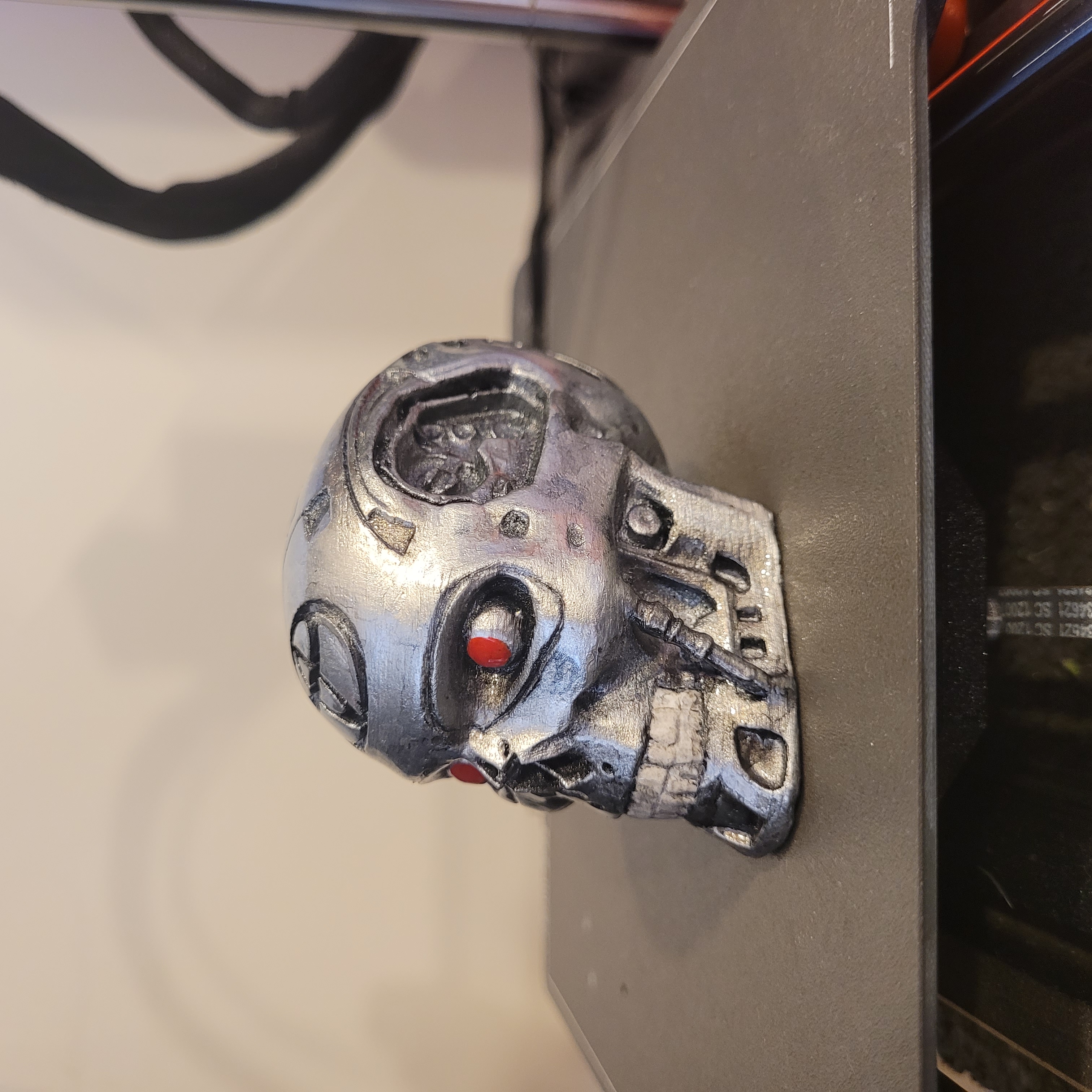 Toyota Aygo Terminator T800 Skull Gear Knob - photo 2