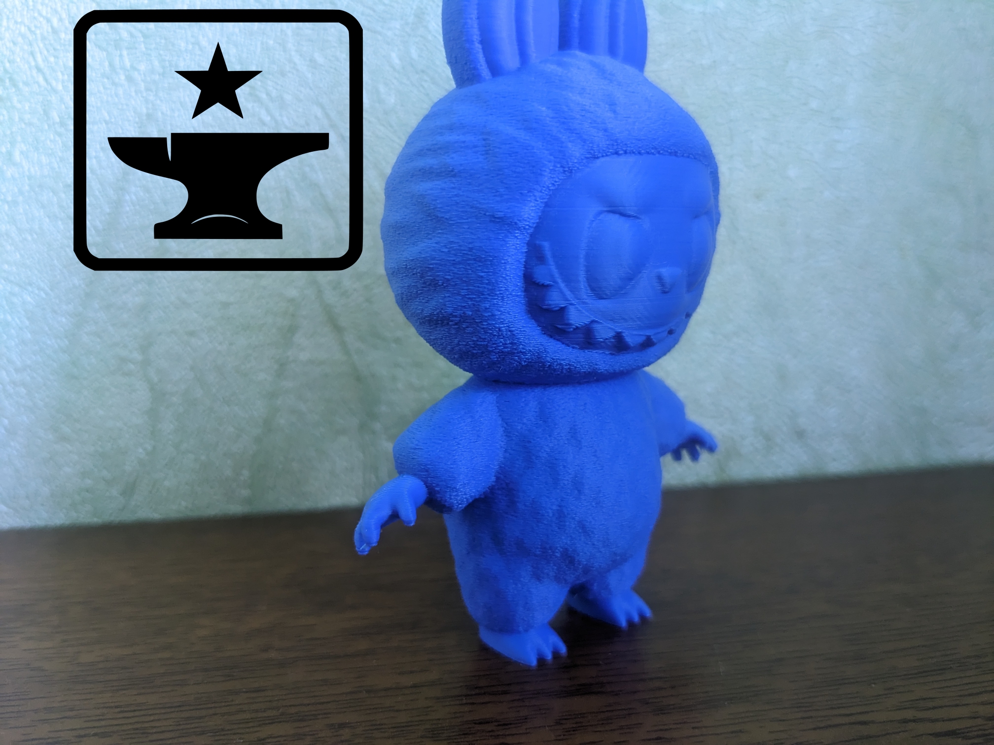 Labubu — furry textured figurine | 1 part | no painting required - photo 3