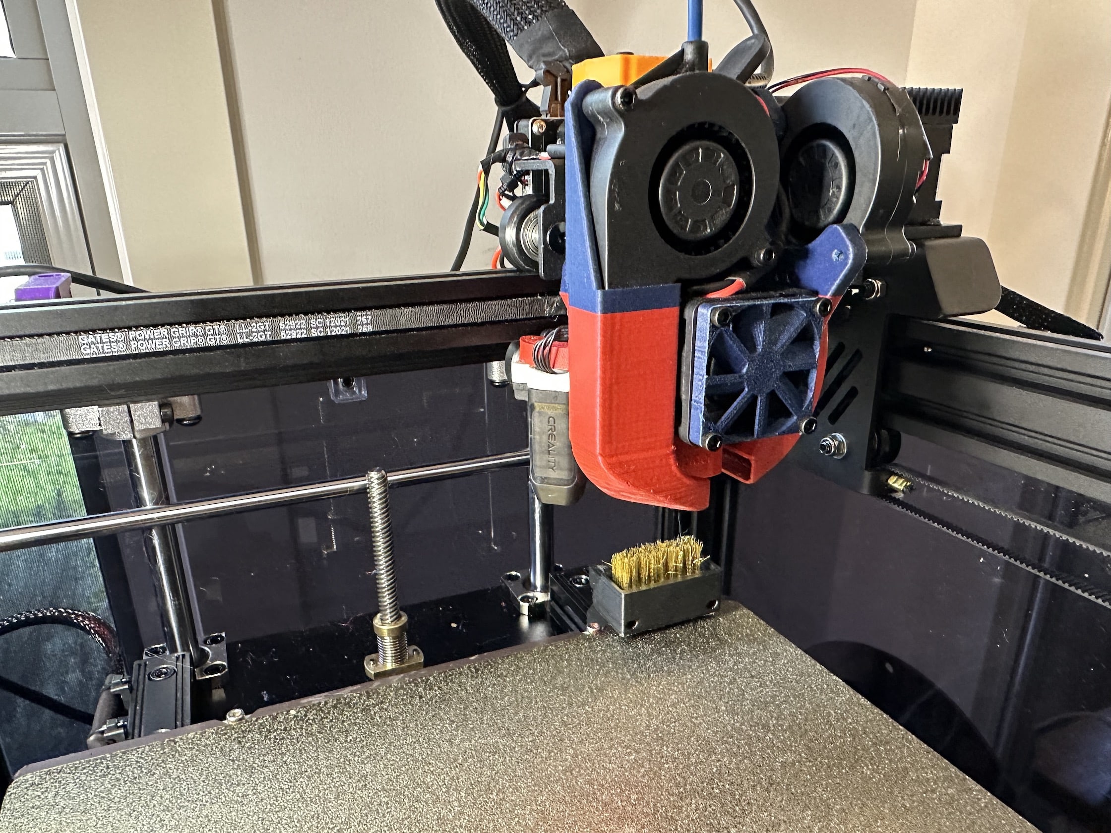 Nozzle Cleaning Brush (Ender 5 S1 / 2020 Mount)
