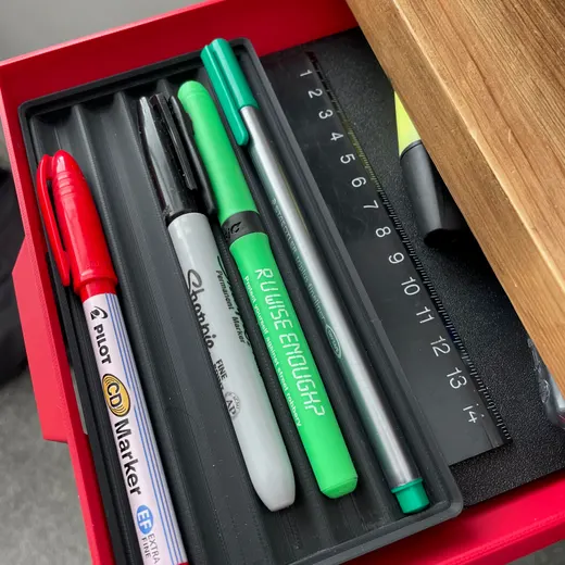 Gridfinity 4x2 Pen tray