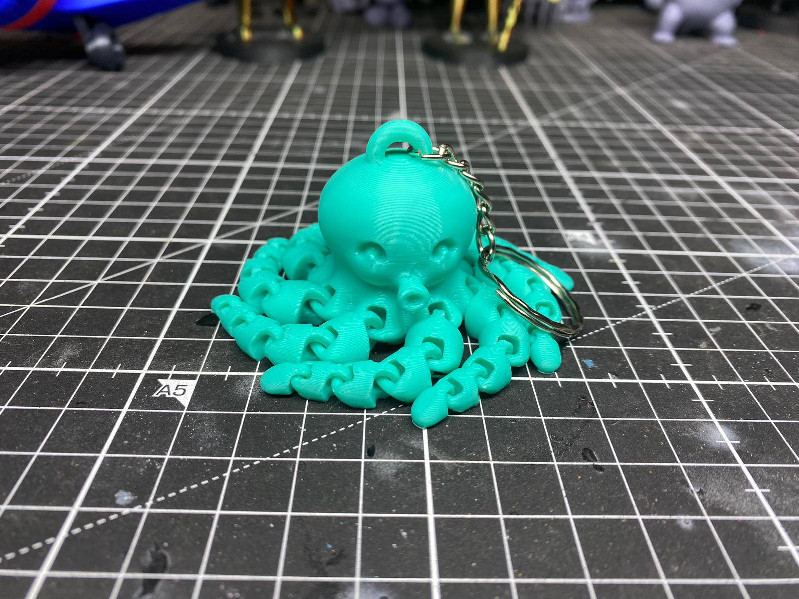 Octopus Remix Keychain