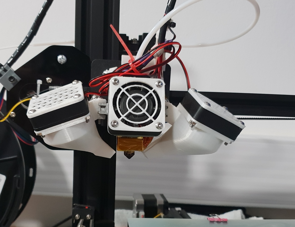 TronXY X1/X3 Dual/Single 40mm Fan Mount and Part Coolers and Cable Router - photo 3