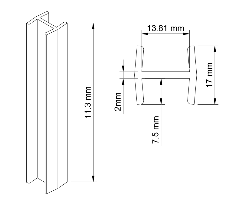 Connector for strips under kitchen cabinets - photo 4
