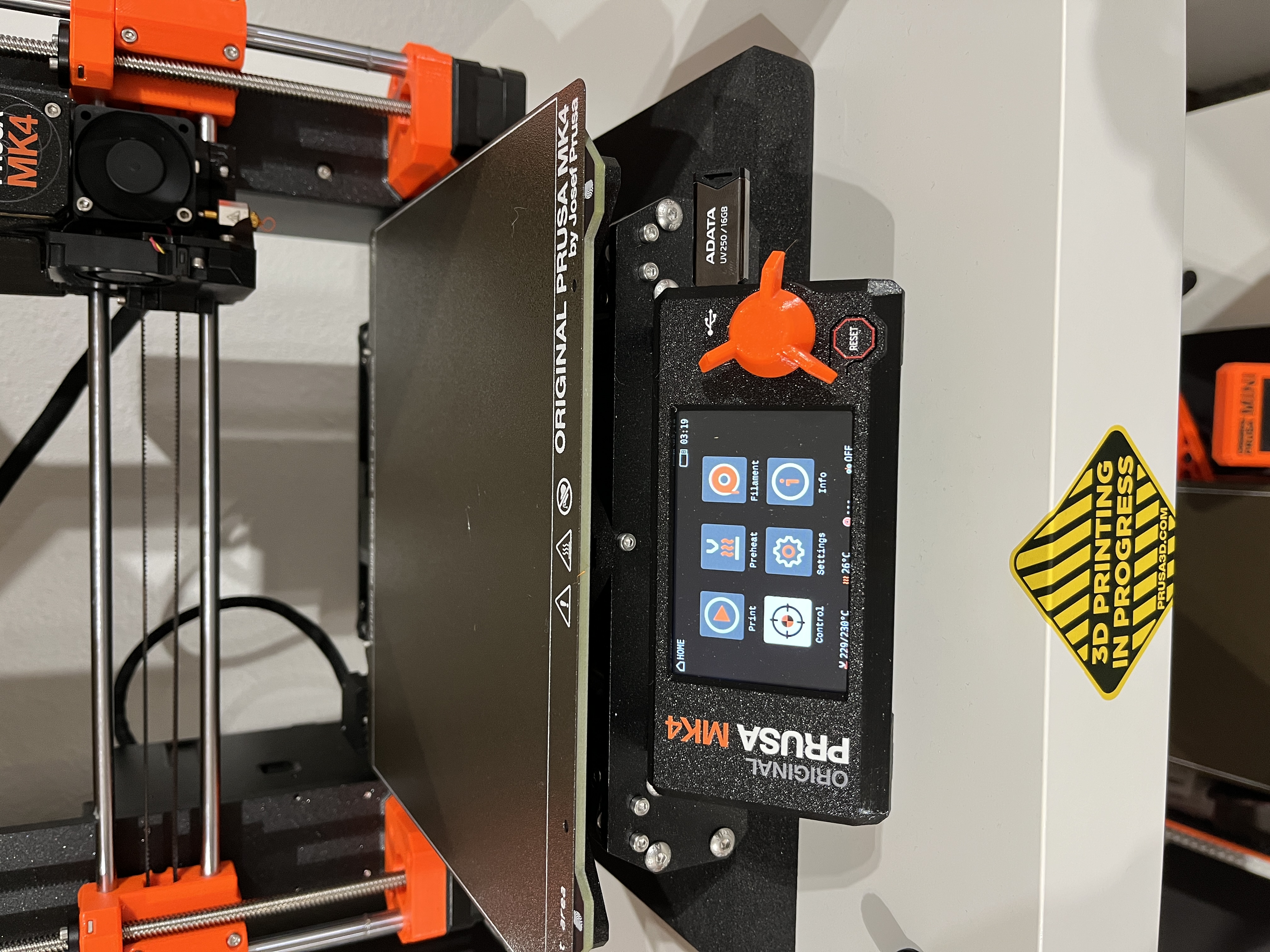 MK4 LCD Screen knob - Prusa Mini Replica - photo 2