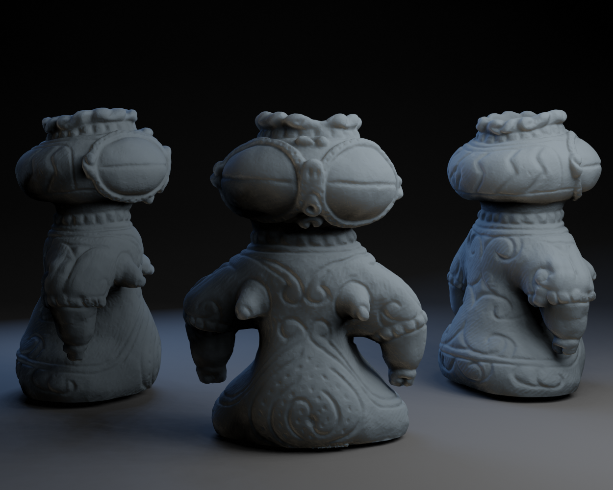 Female Jomon Clay Figurine.