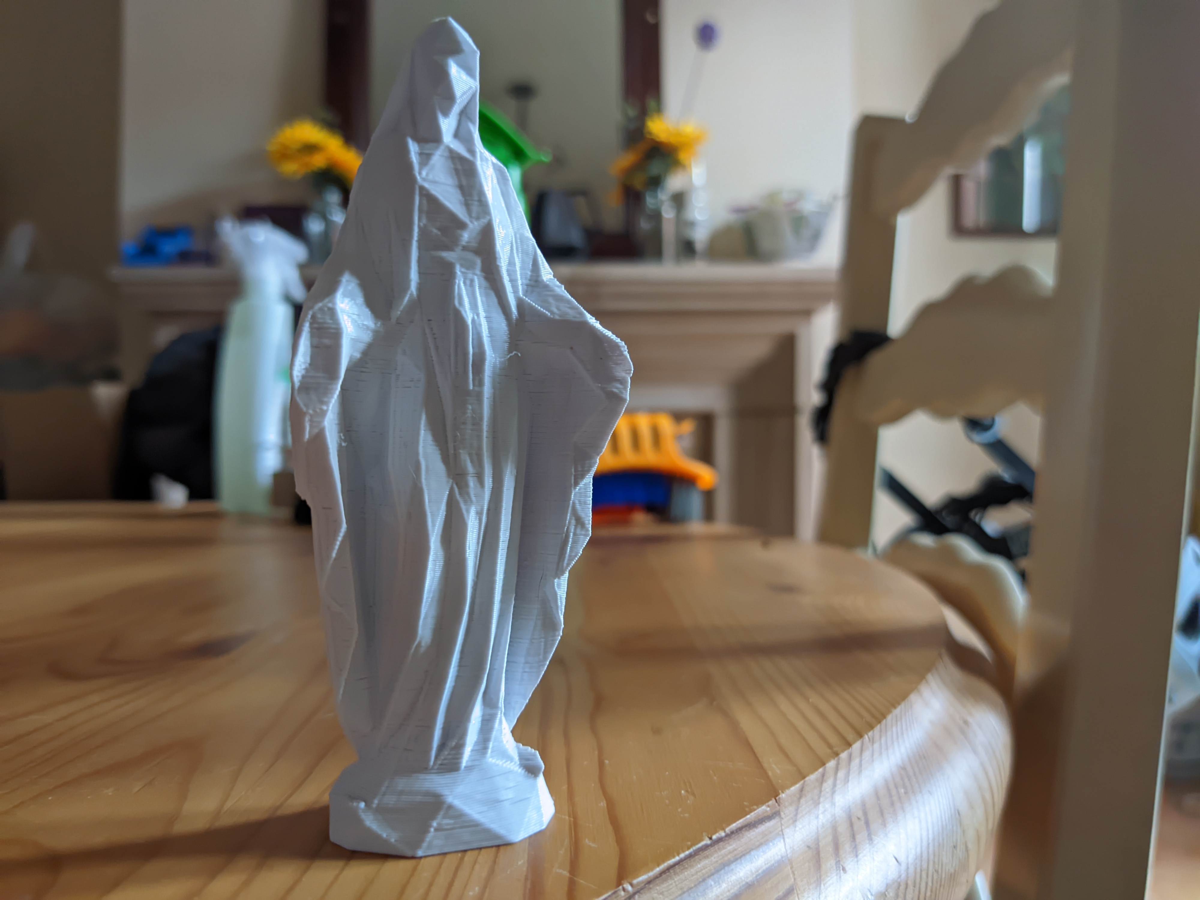 Virgin Mary Figurine [ Low-Poly ] - photo 4