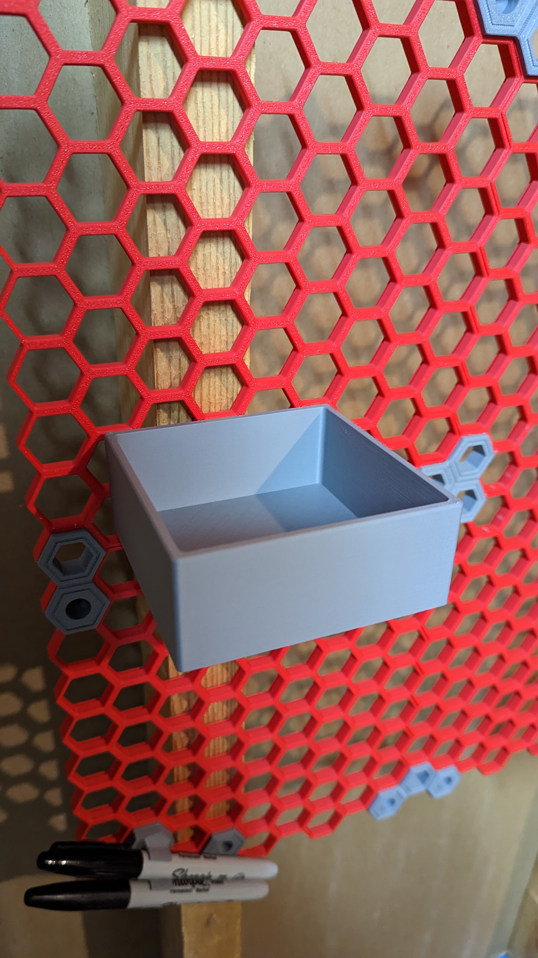 Honeycomb Storage Wall Isopropyl Alcohol Bottle Holder - photo 2