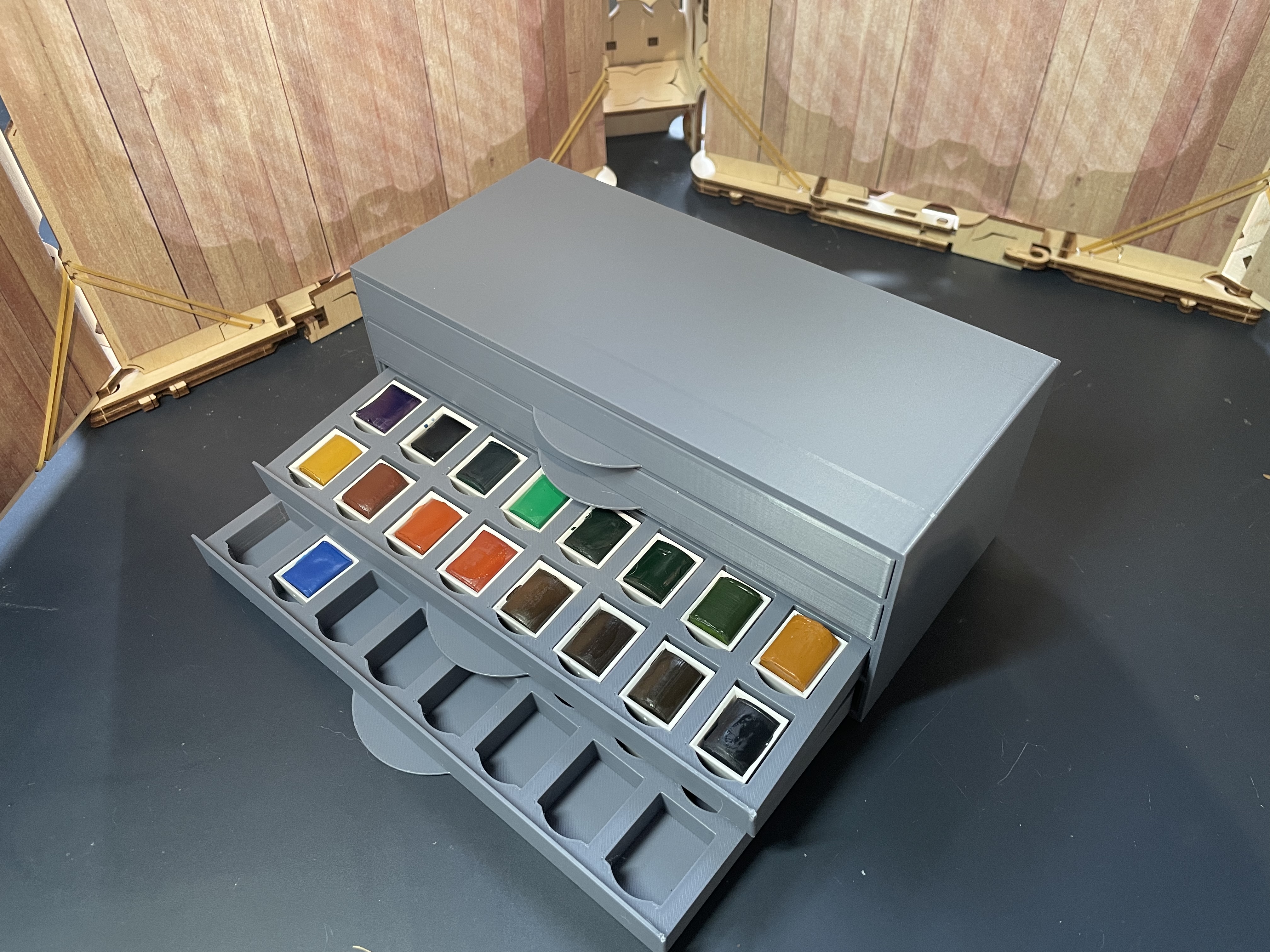Watercolor storage drawers (half pan) - photo 2