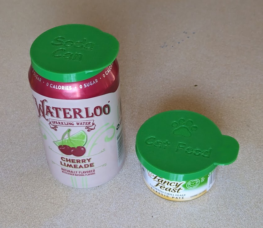TPU Lid for Steel Food Cans, Soda, Pet Food, etc. - Customizable - photo 2