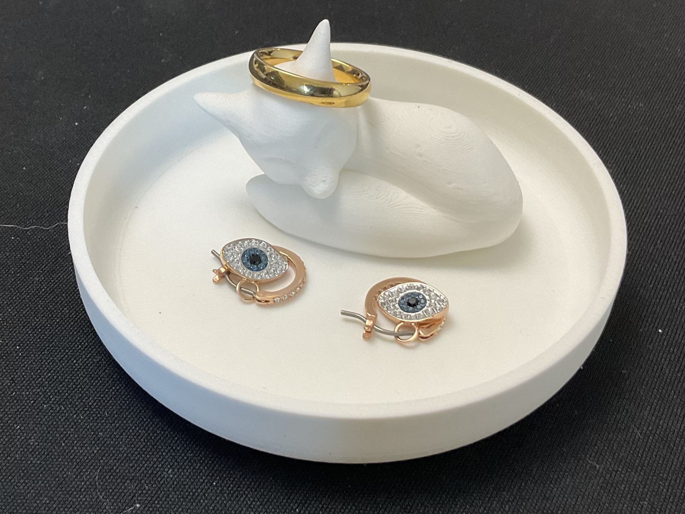 Sleepy Fox Ring Holder And Tray - photo 2