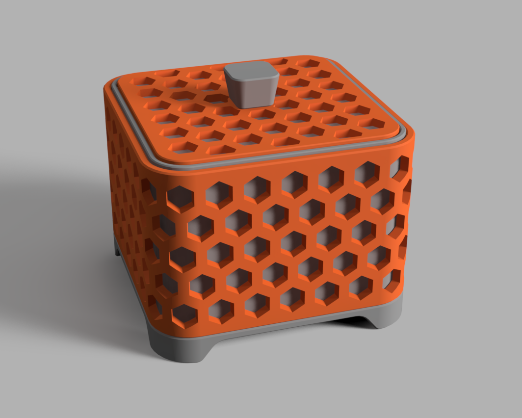 Square Hexagon Box