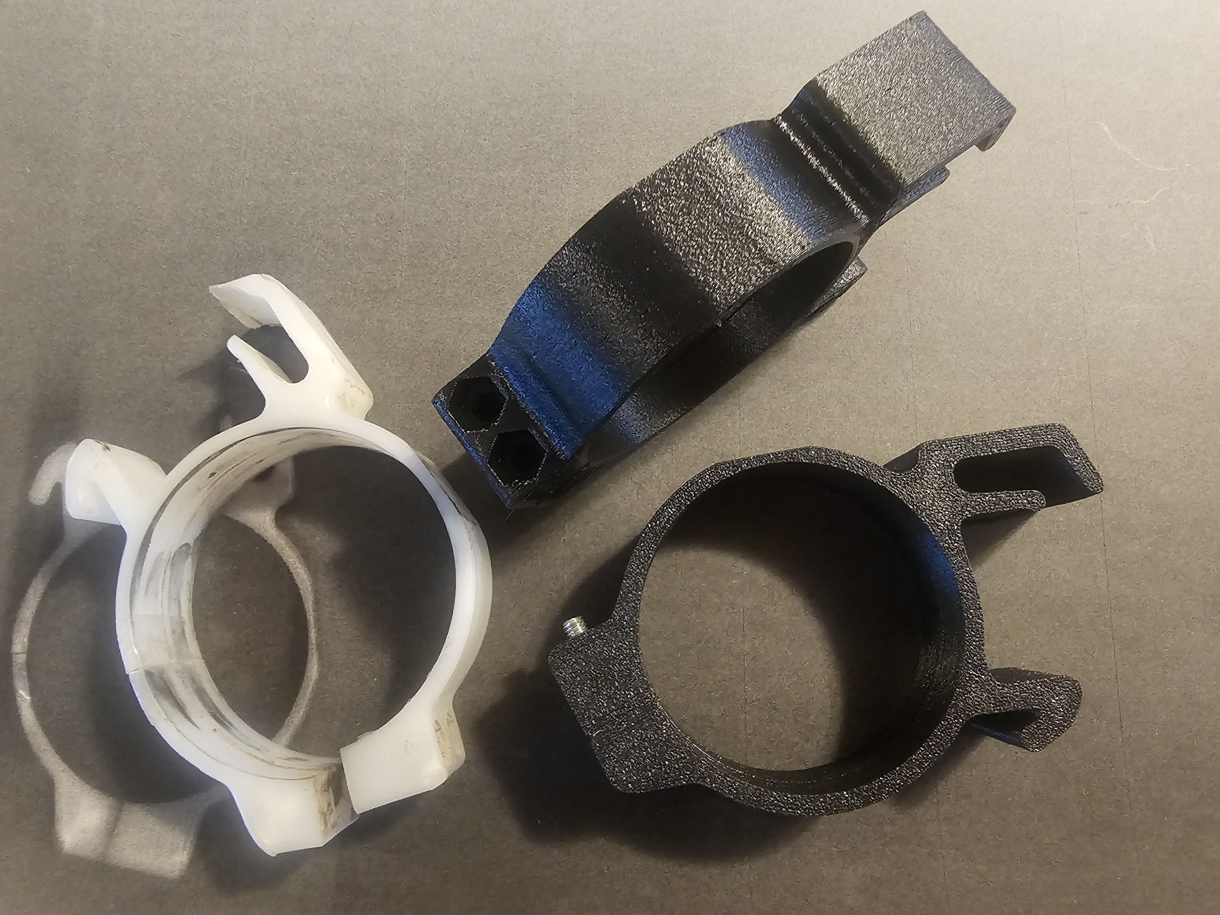 Yamaha YZ80 YZ85 front fork guard clamp - photo 2