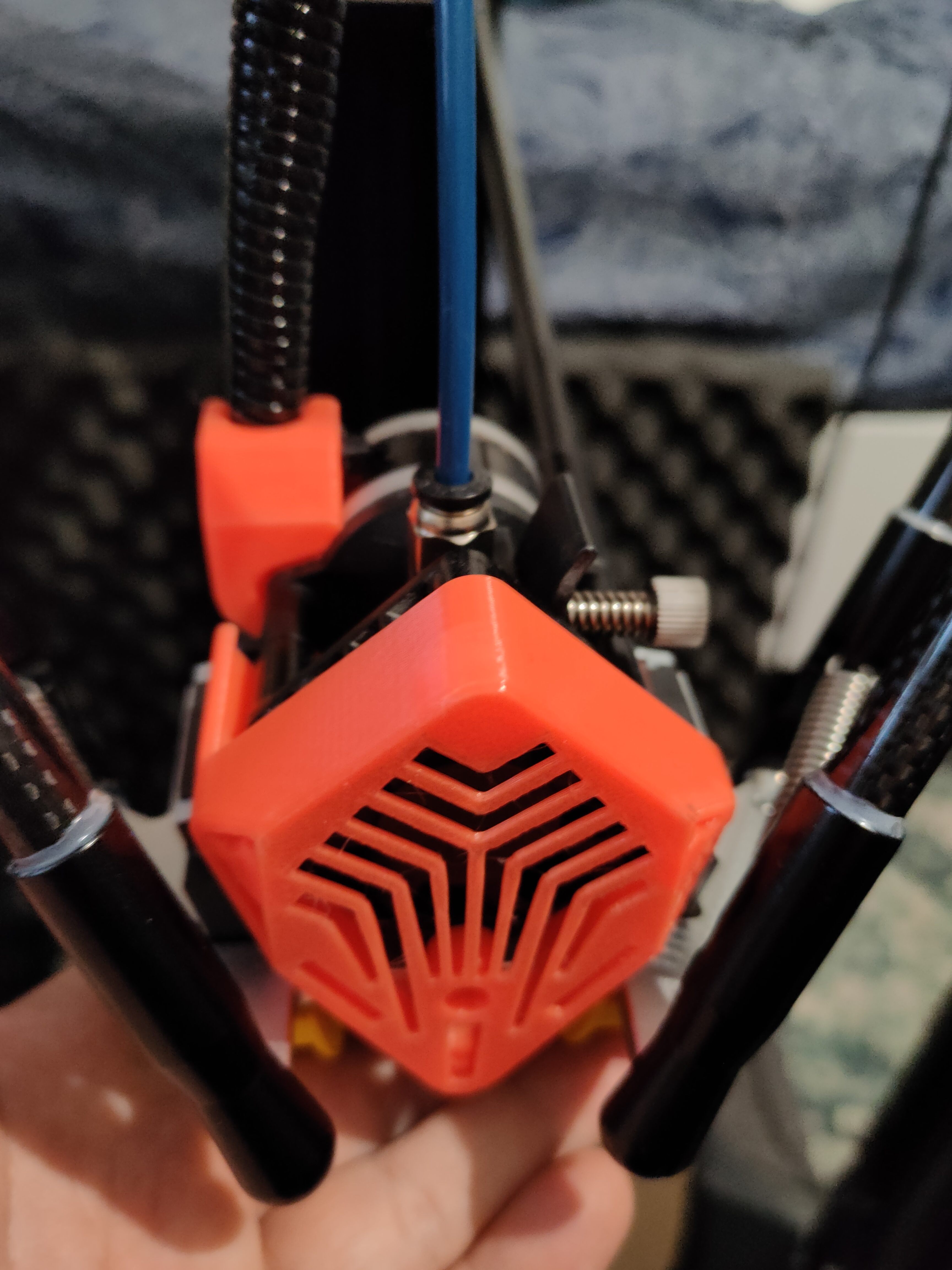 FLSUN V400 - Extruder cable holder