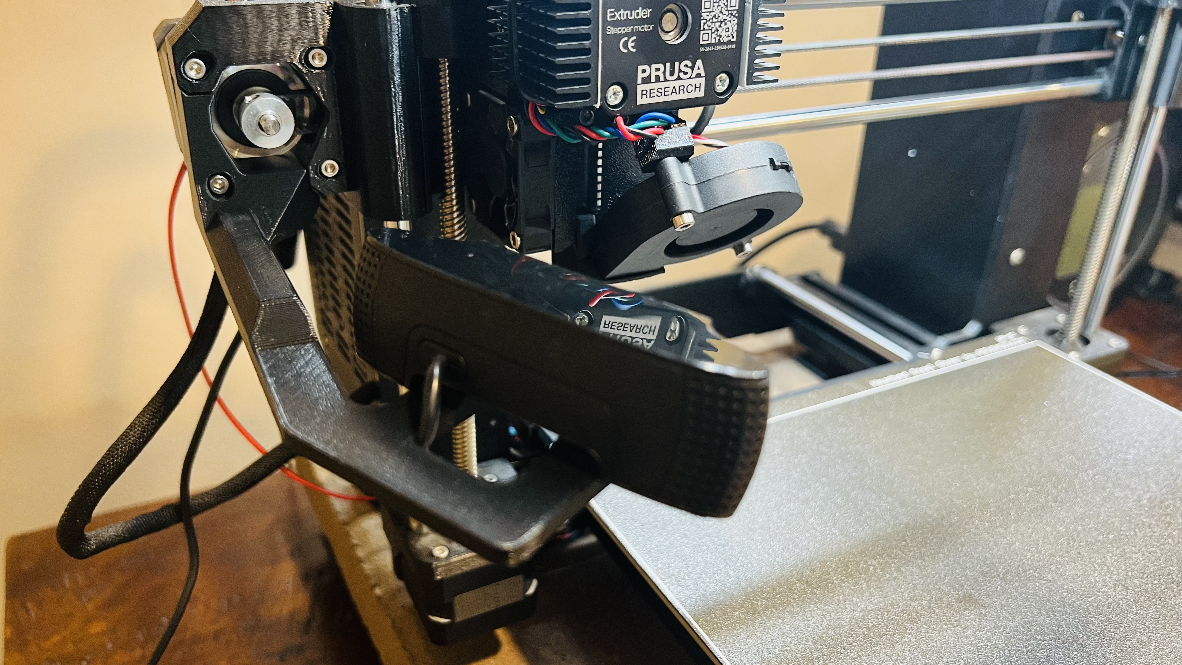 Logitech C920 Prusa MK3/MK3S Z-Motor Mount