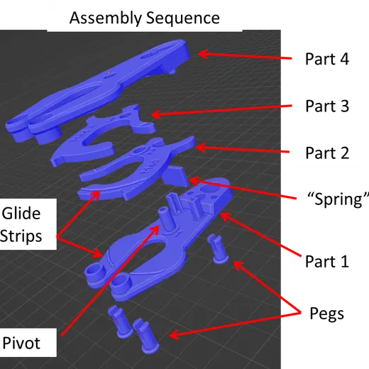 New Version 4 of Snap Clamp - Fully Printable - photo 2