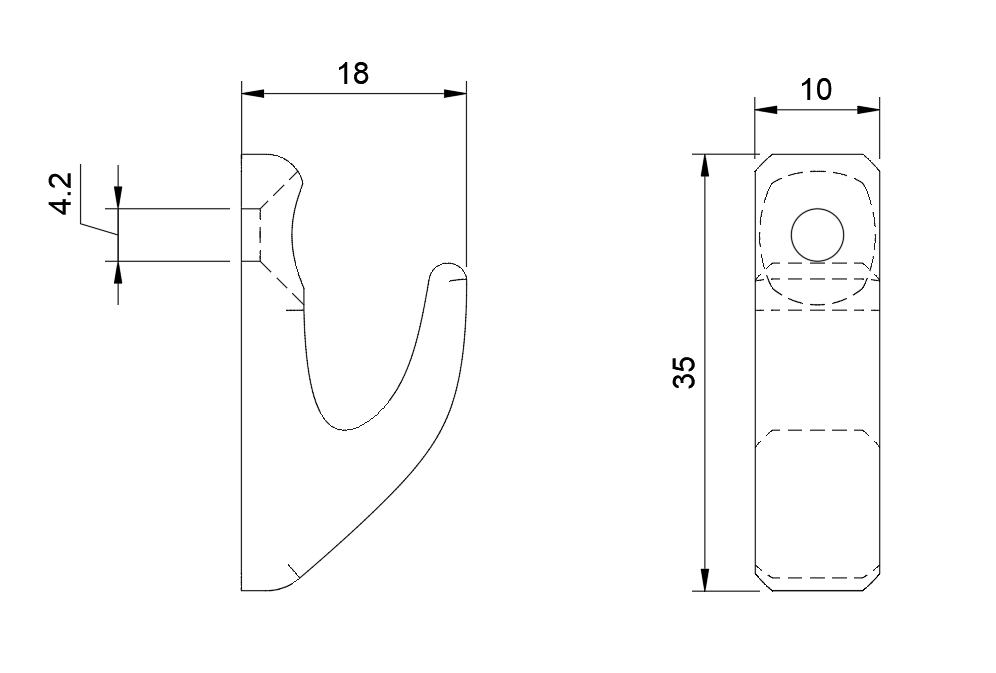 Simple Towel Hook - photo 4