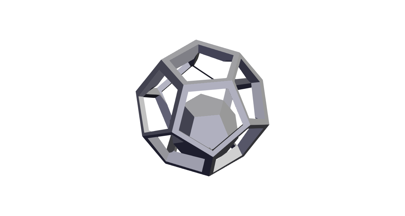 Dodecahedron In Dodecahedron Fidget Toy