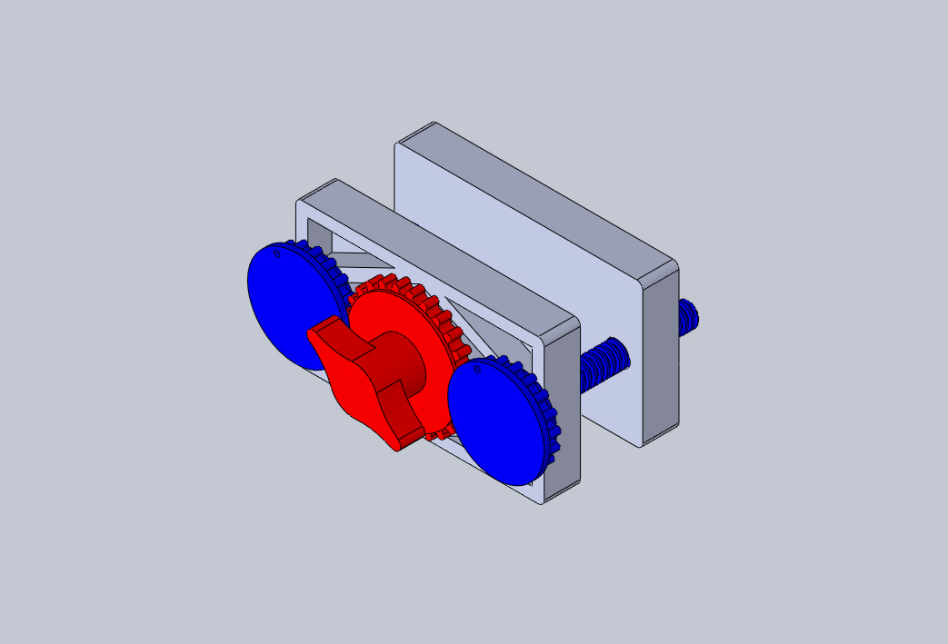 Dual Screw Multi Ratio Geared Clamp With Various Jaws