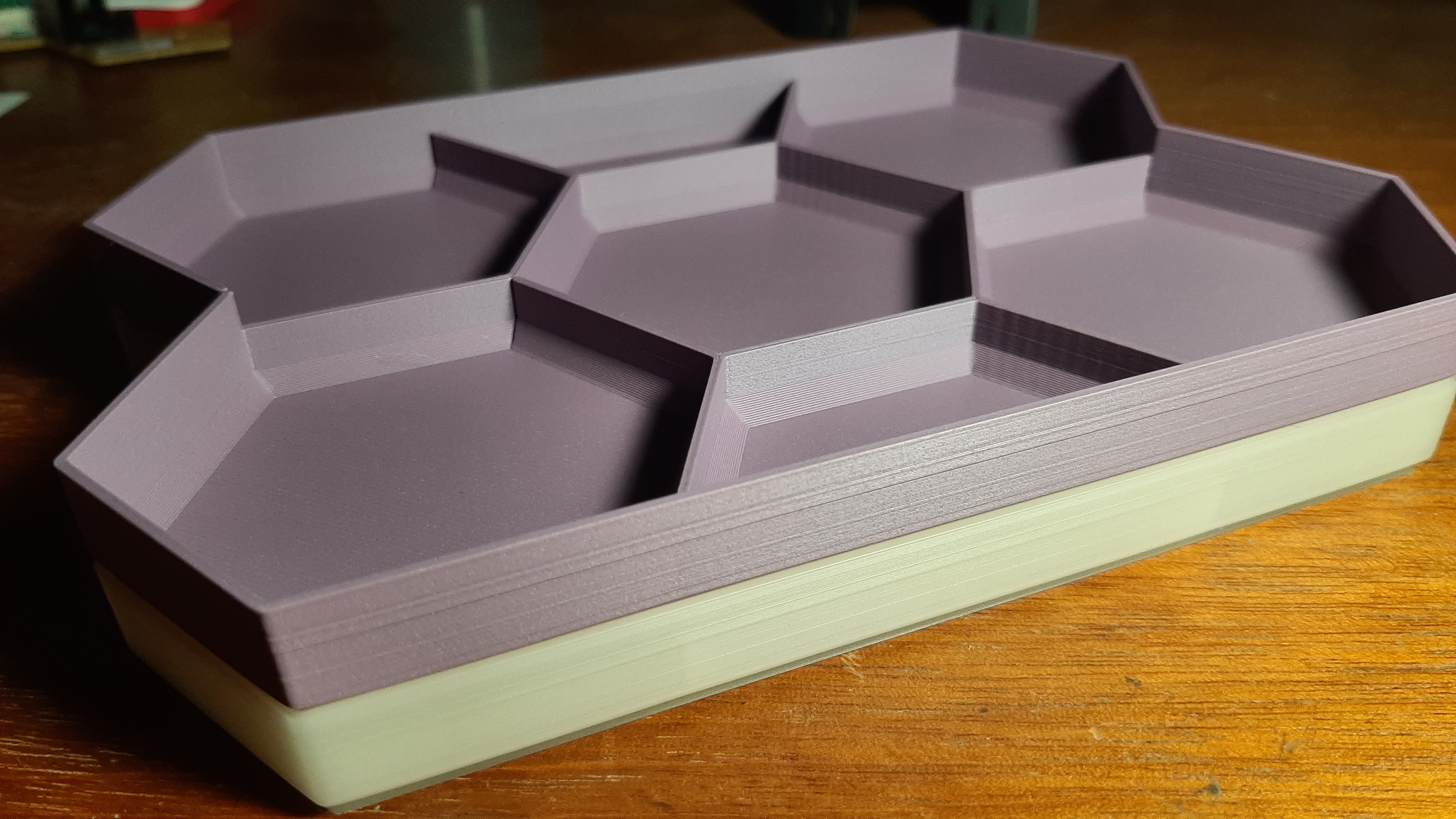 Vase mode stackable HexTray (60 mm hexagons) - photo 2
