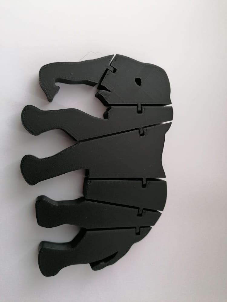 flexi elephant toy and magnet in the fridge children - photo 2