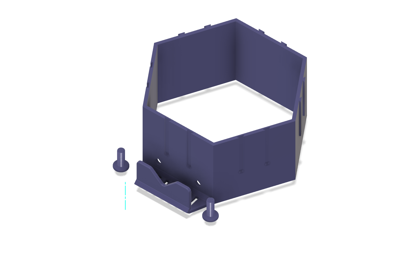 Clamp on Hex Cubby / Shelf - photo 2