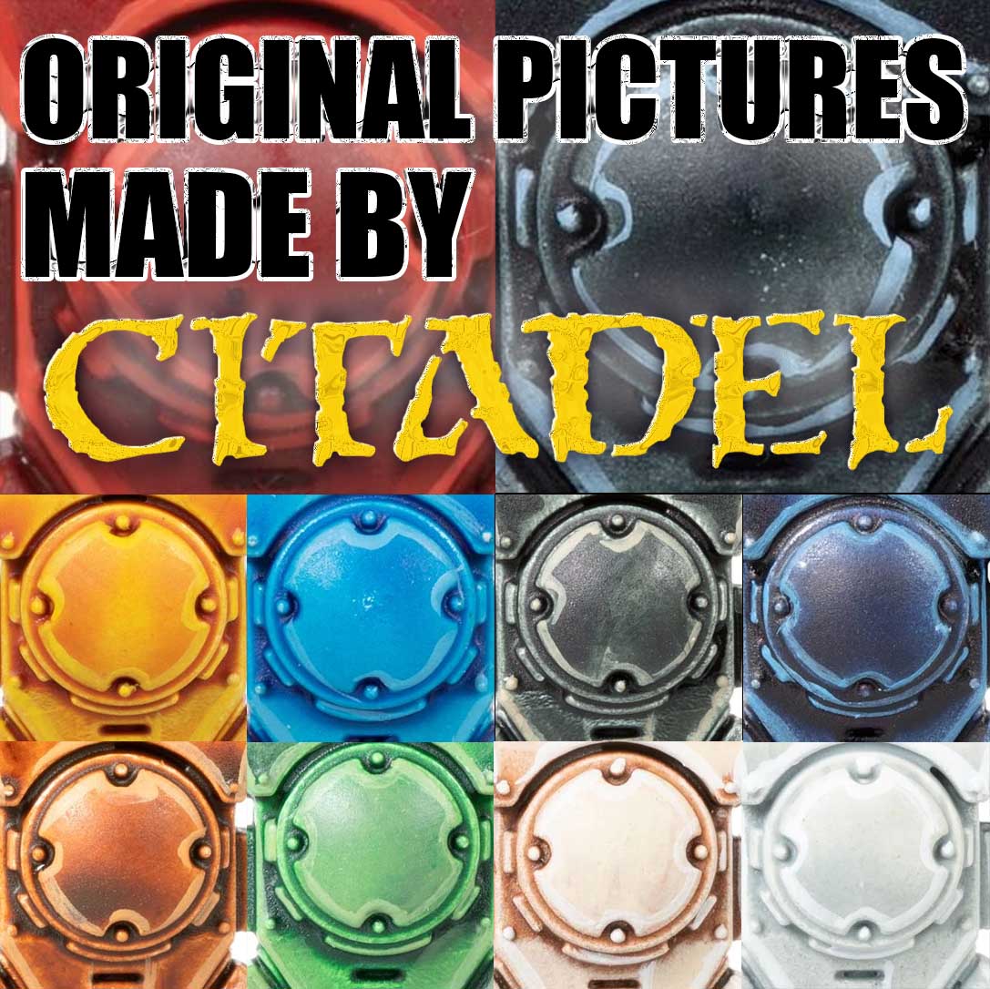 Citadel testing part / benchmark piece / WAAAGHammer paint benchy