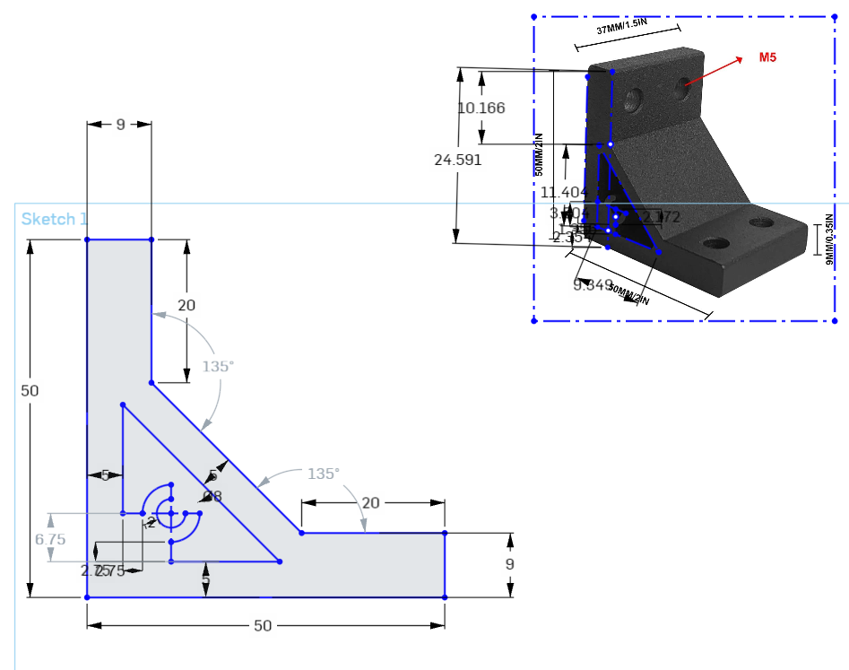 Sturdy 2040/4040 Extrusion Angle Bracket - photo 3