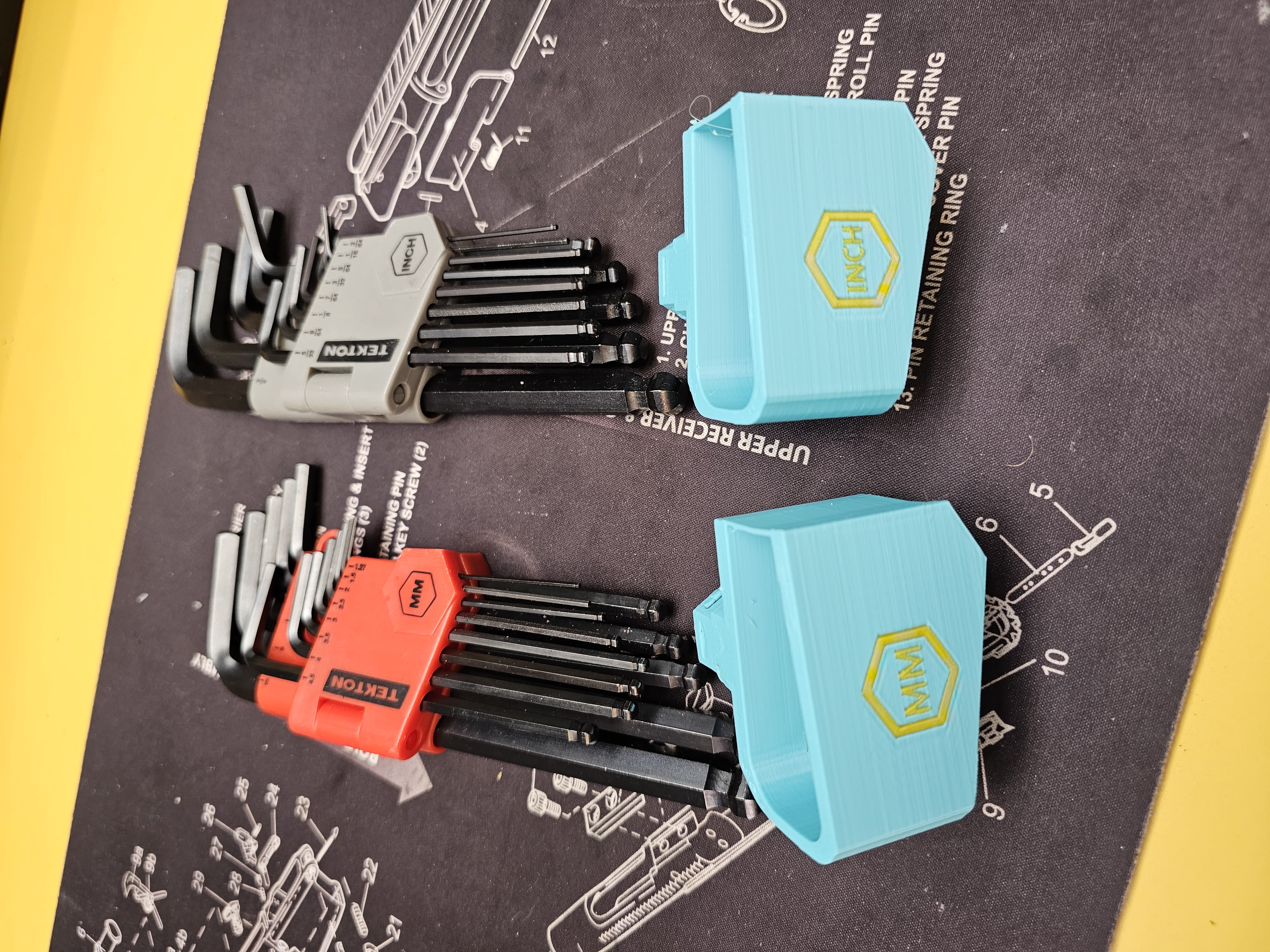 Honeycomb Storage Wall (HSW) Tekton allen key holder - photo 2