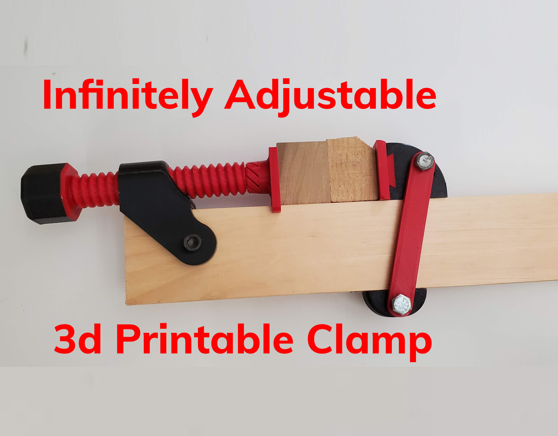 Sash Clamp / Bar Clamp - Printed Threads Version