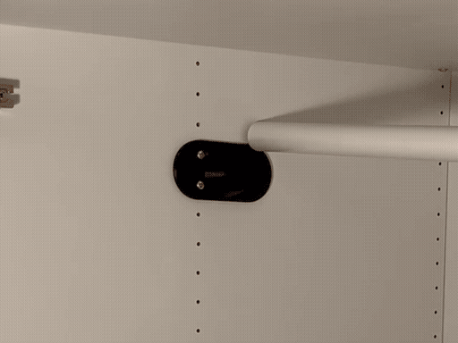 A fully parametric strong wardrobe rail bracket for a cylindrical rail (fits Ikea Hjalpa) - photo 4