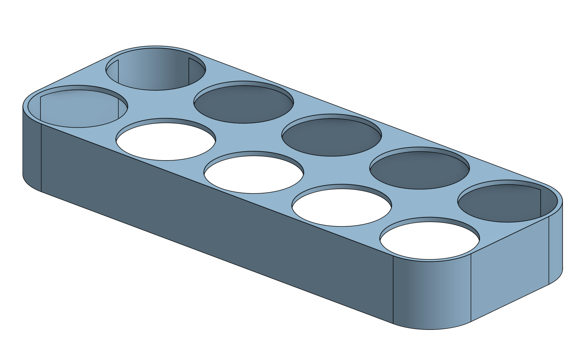Parametrised egg tray