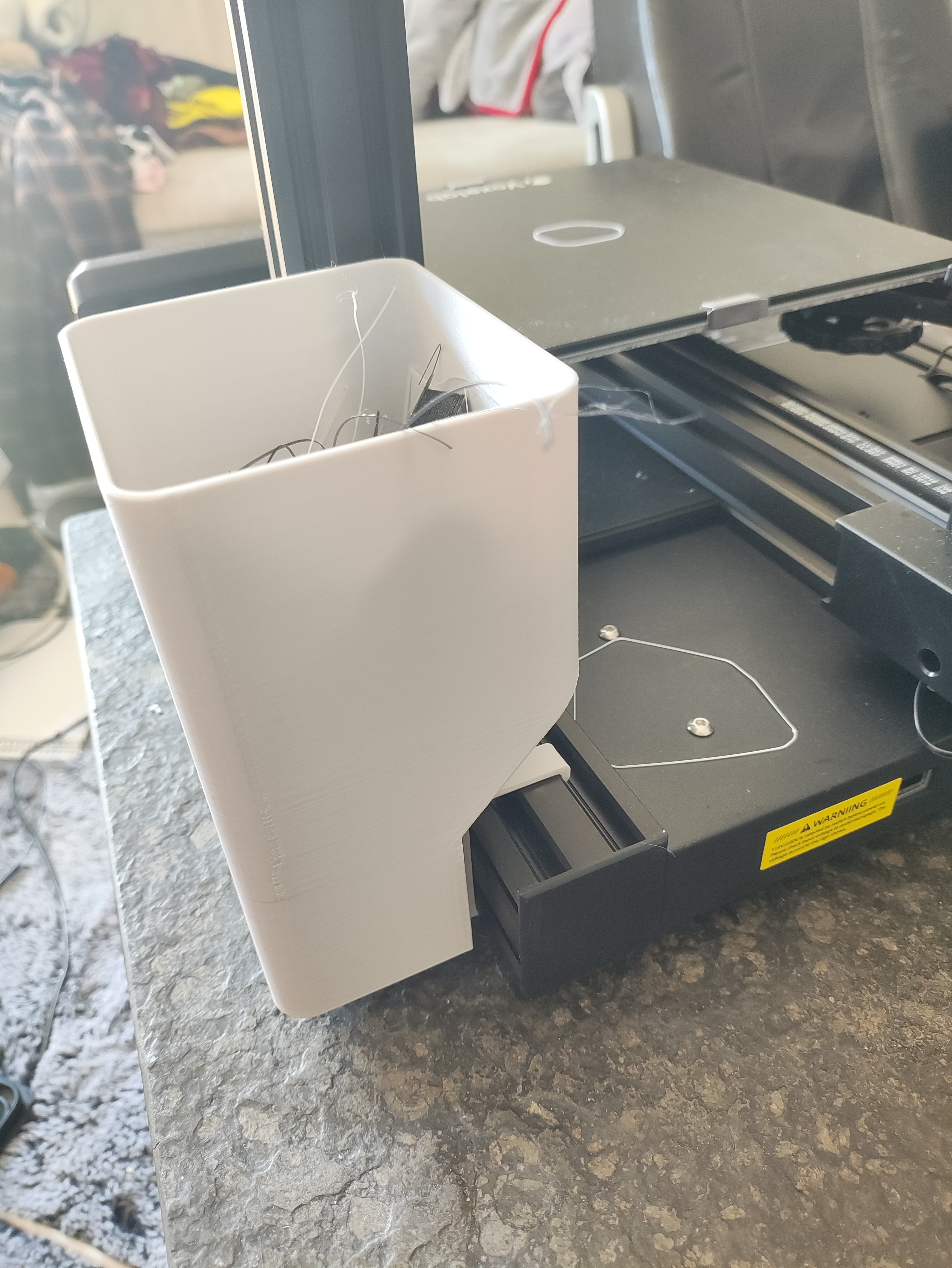 Voxelab Aquila clip on Trashcan - photo 2