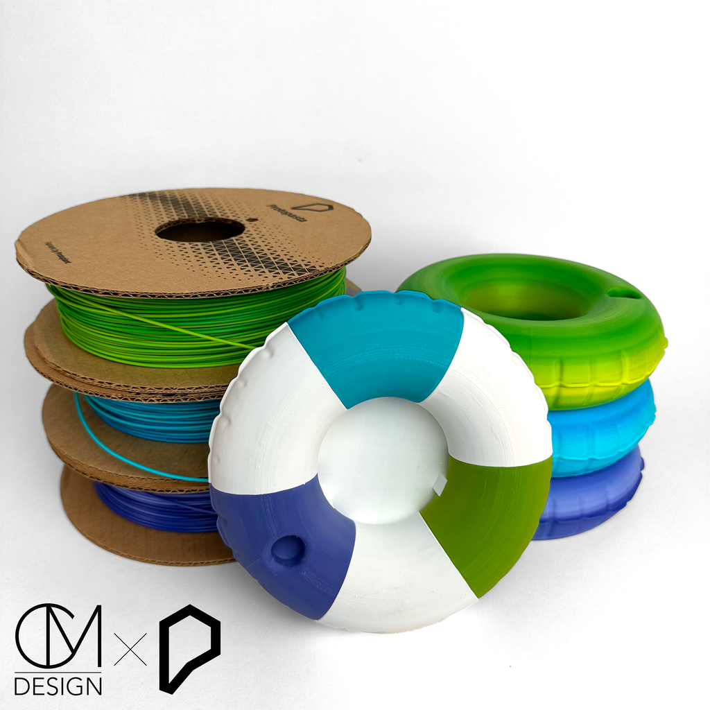 Pool Float Coaster - Inflatable donut ring koozie for bottles & cans - photo 4