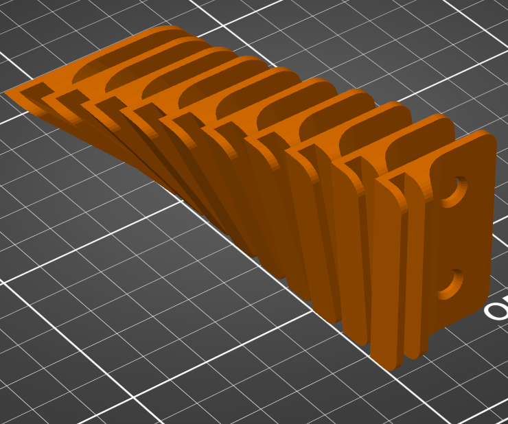 Customizable Angled Slide-in Shelf Bracket - photo 2