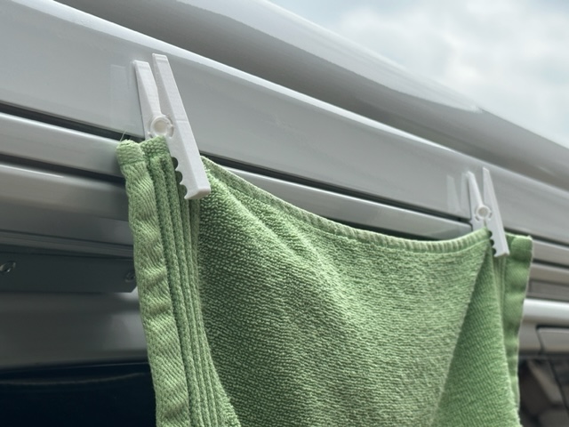 Clamp for camper / caravan awning