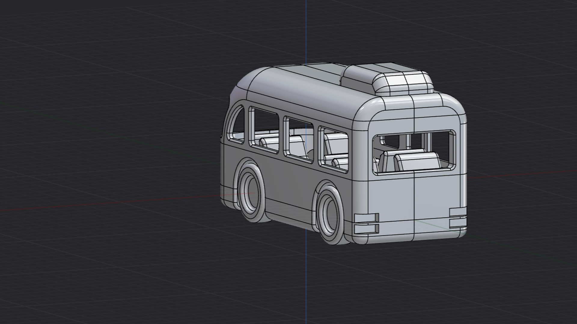 Small toy bus v001 - photo 3
