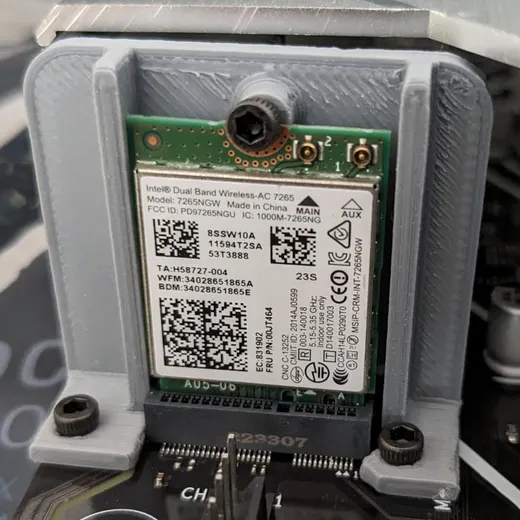 Asus Prime X670-P vertical M.2 Key E bracket - photo 2