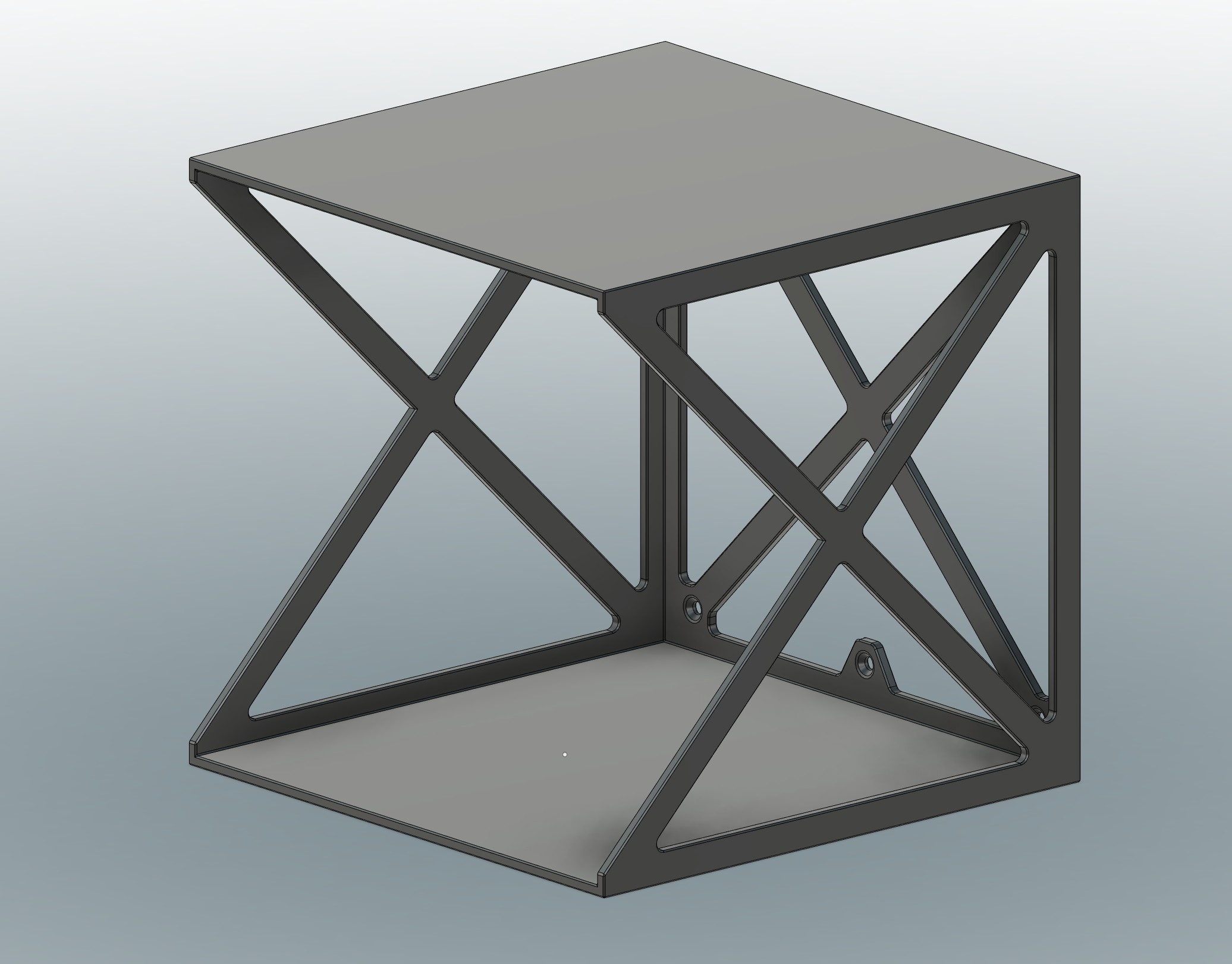 Simple Parametric Cube Shelf