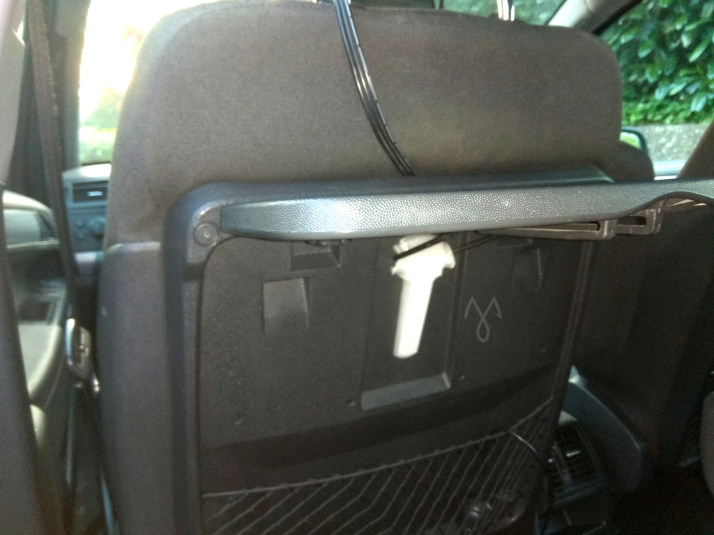 OEM Zafira B (Opel/Vauxhall) Rear seats desk shelf holder - photo 4