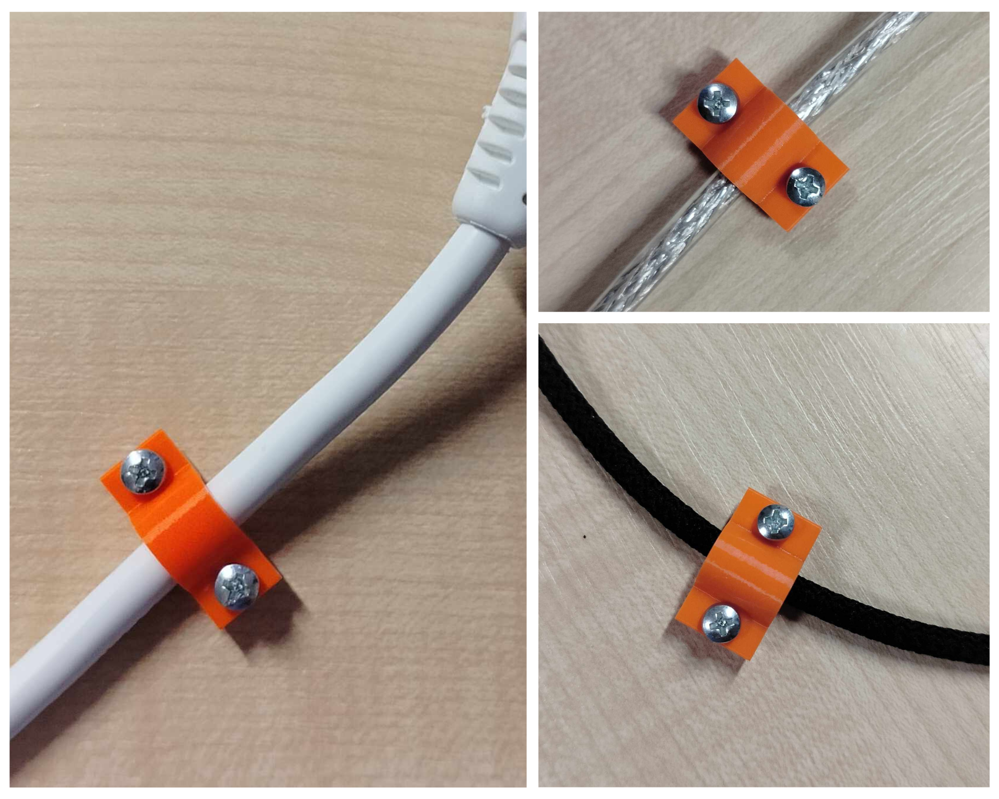 Parametric clamp for cables - FULLY CUSTOMIZABLE - photo 2