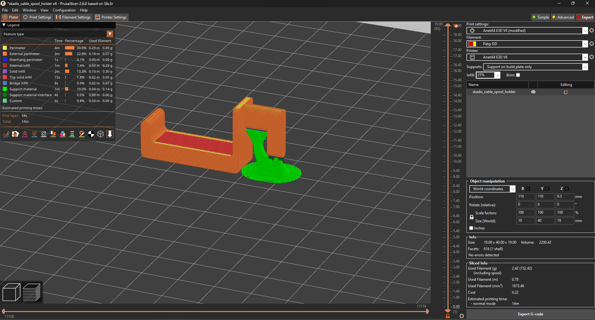Skadis cable spool holder - photo 3