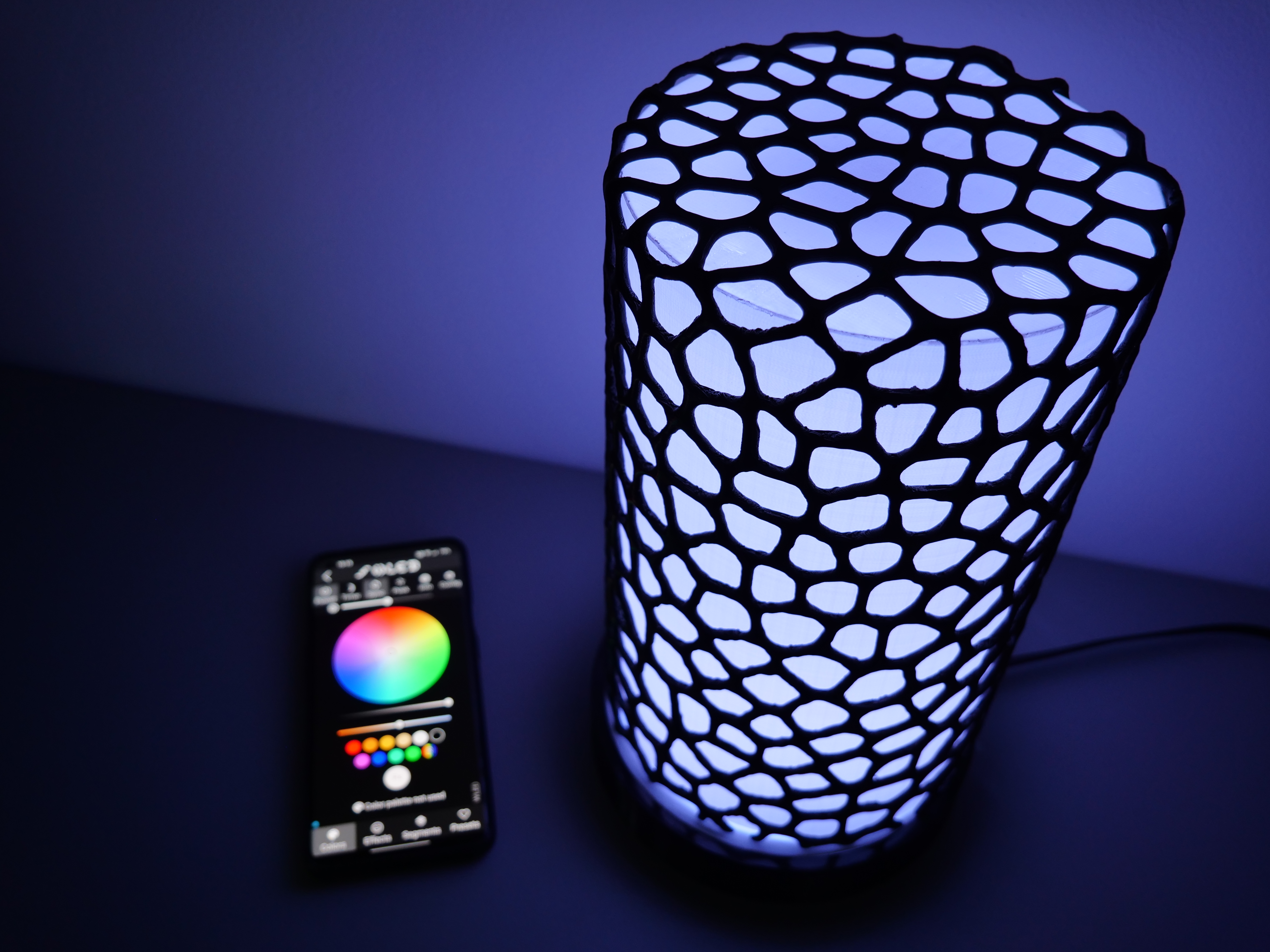 RGB Voronoi Lamp (WLED) - photo 4