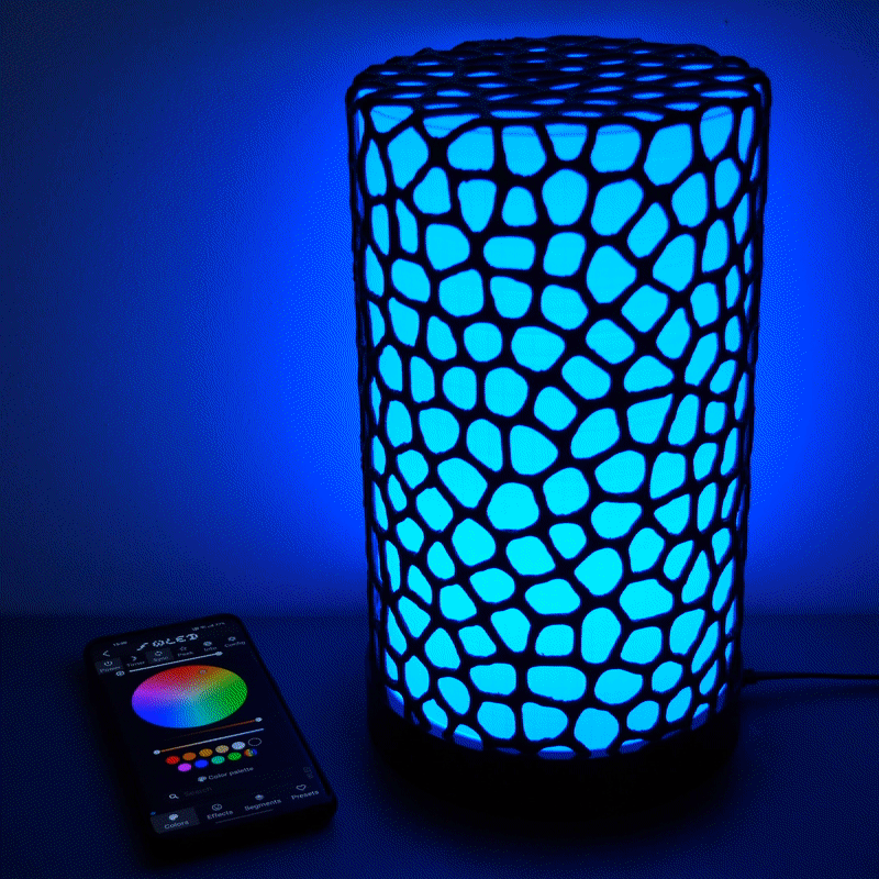 RGB Voronoi Lamp (WLED) - photo 2