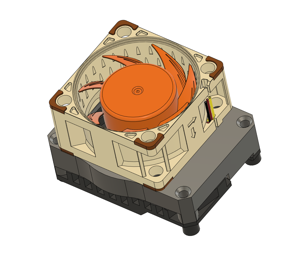 CB1 heatsink 4020 fan mount - photo 3