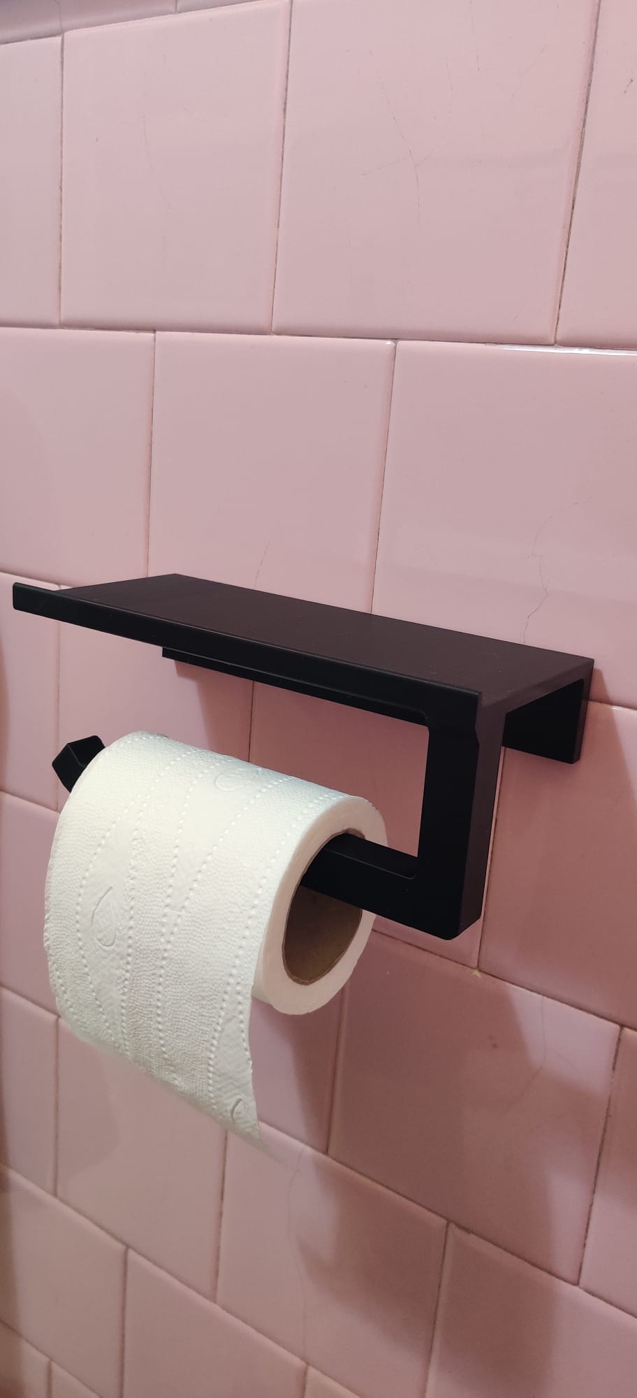 bathroom toilet paper shelf - suporte rolo de papel wc - photo 3