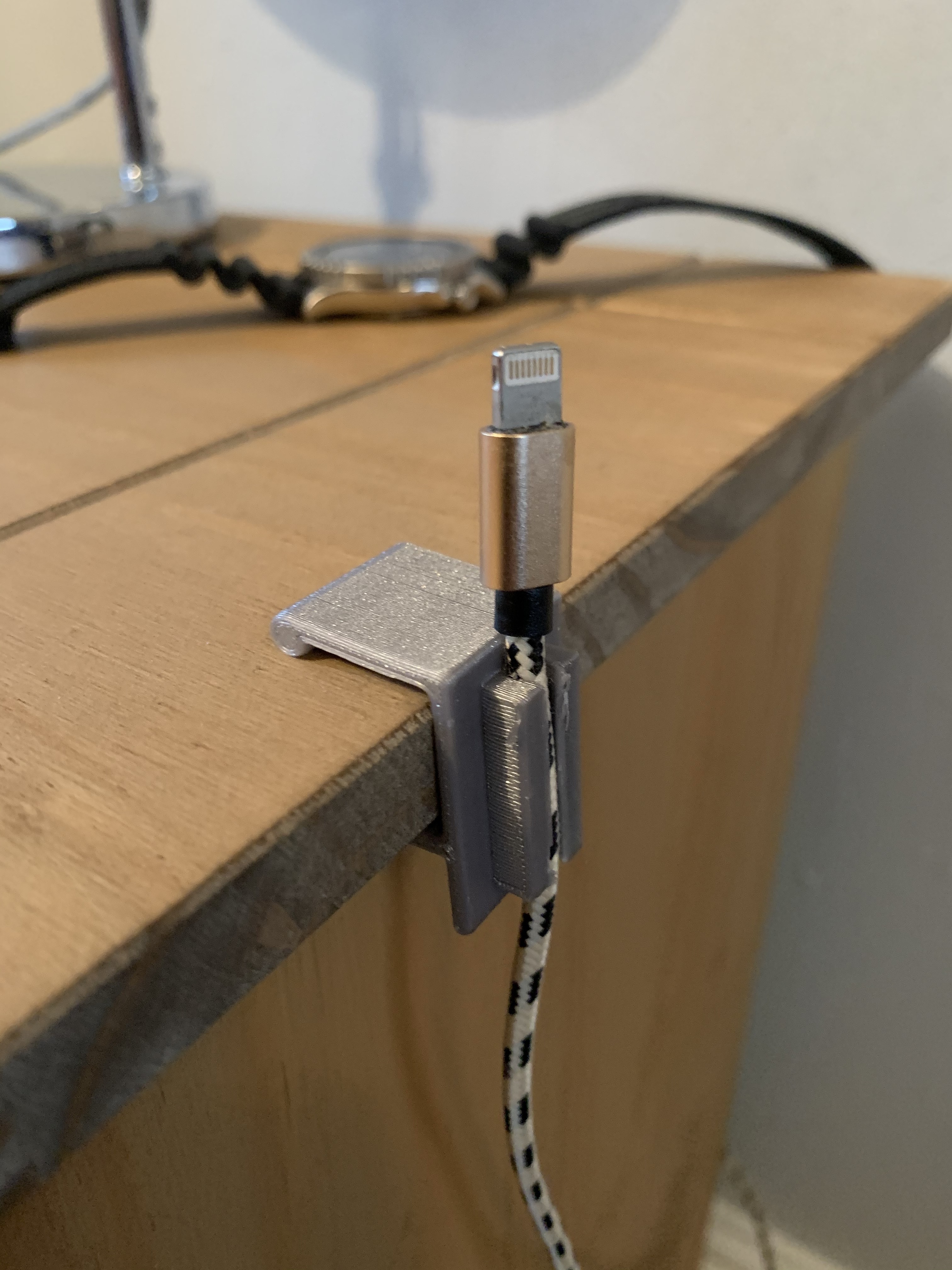 Charging Cable Holder and Table Clip - photo 2