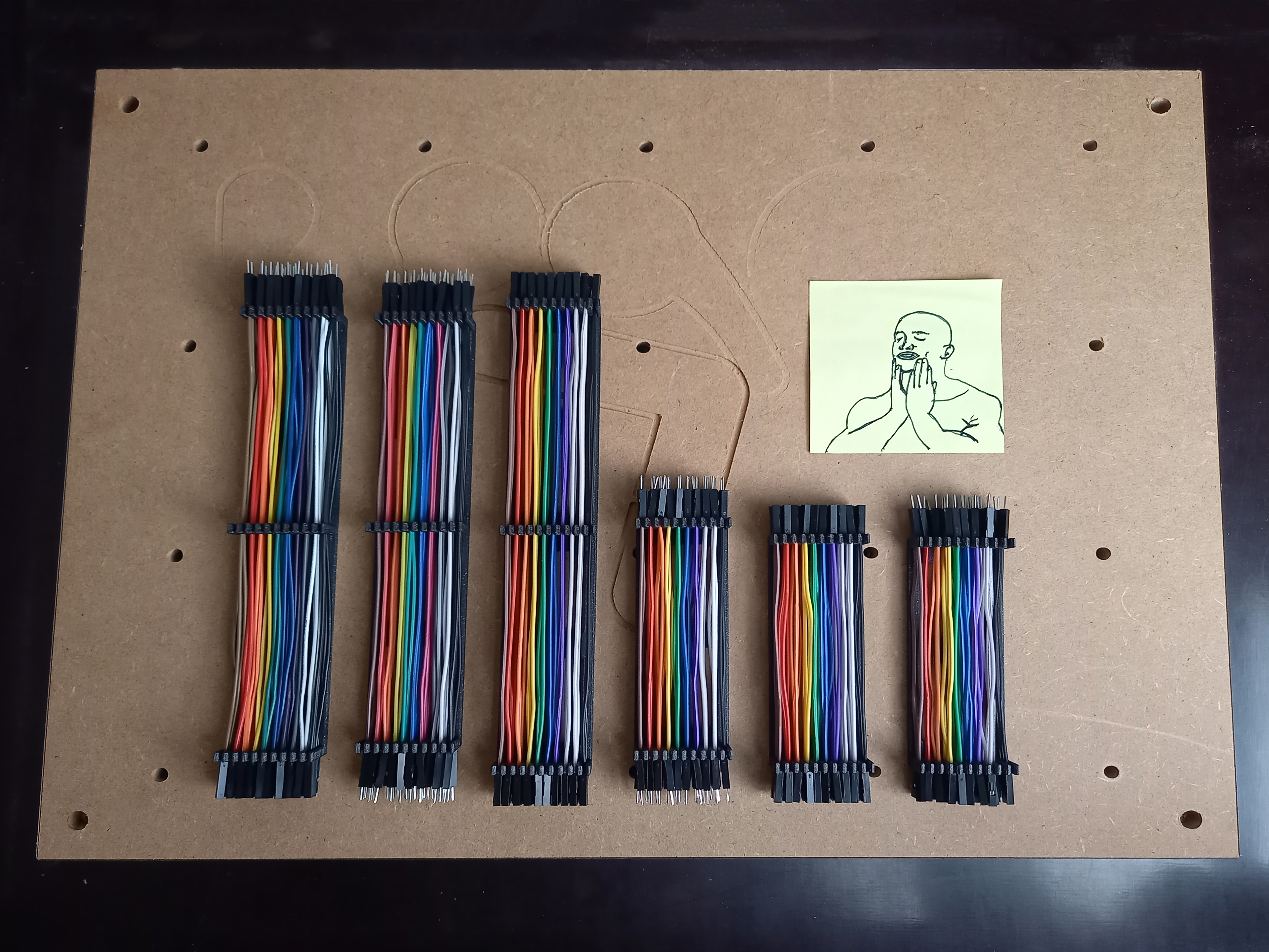 Dupont Cable Organizer 10 & 20mm with optional Skadis hooks