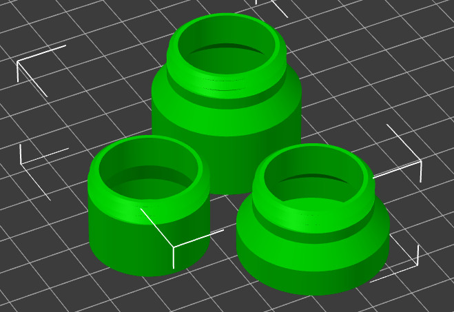 Small storage bottles using recycled pop bottle lids - parametric/customisable/openscad - photo 2