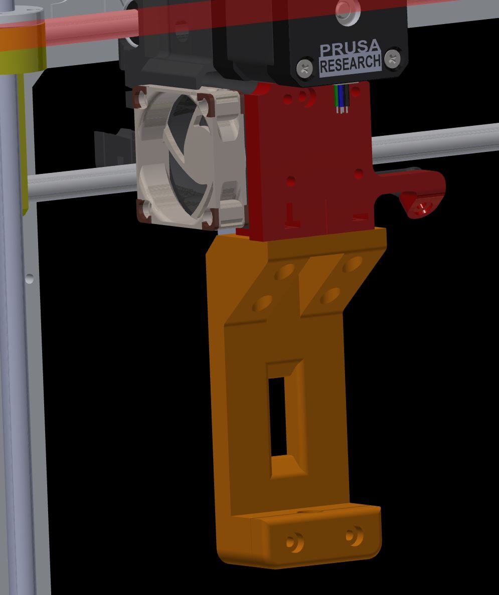 Easy dial indicator mount for Prusa MK3s - photo 3