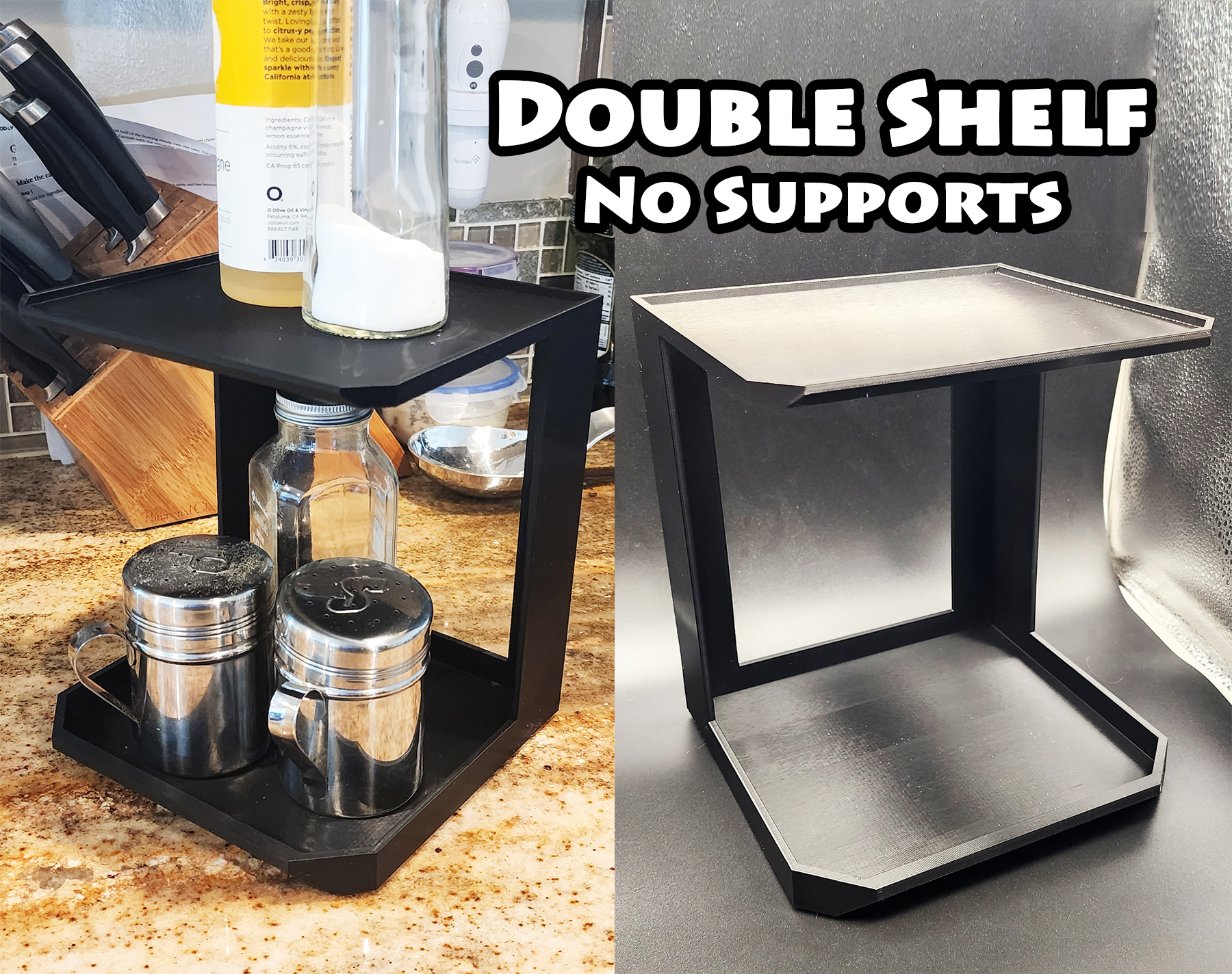 〓 Double Shelf - No Supports